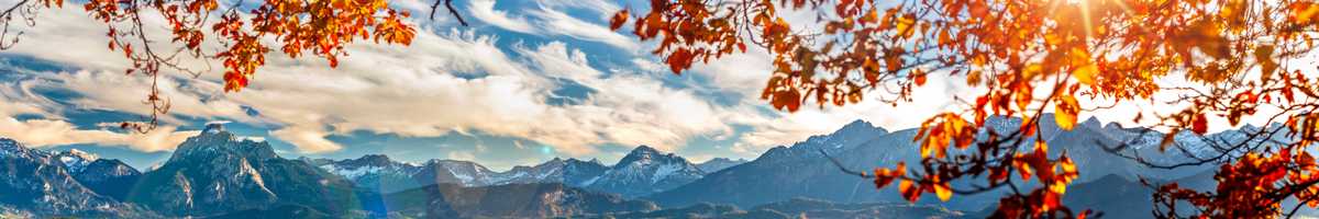 Herbstliche Berglandschaft