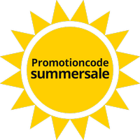 Sonne mit Promotioncode summersale