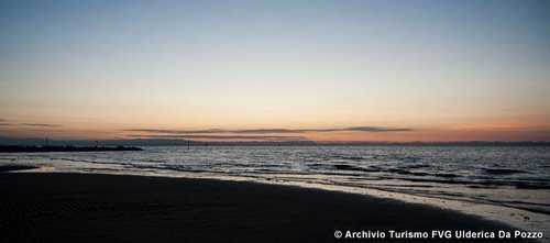 Lignano Strand Sonnenuntergang